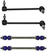 Detroit Axle - Brand New 4 Piece Front Suspension Kit - 2 Front Sway Bar End Links and 2 Rear End Links