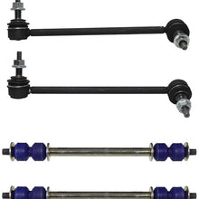 Detroit Axle - Brand New 4 Piece Front Suspension Kit - 2 Front Sway Bar End Links and 2 Rear End Links