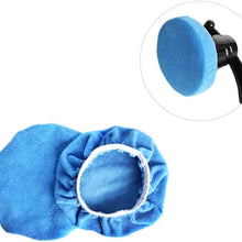 KingBra Car Polisher Bonnet Pads 8Pcs Soft Microfiber Polishing Bonnet Buffing Pad Cover Car Care Microfiber Applicator Pads Waxer Pads for Car Polisher Car Wood Stone (9 to 10 Inches)