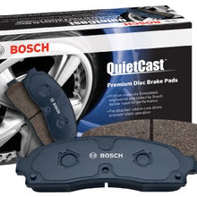 Bosch BC1413 QuietCast Premium Ceramic Disc Brake Pad Set For Hyundai: 2010-2016 Genesis Coupe, 2013-2015 Veloster; Kia: 2011-2015 Optima; Front