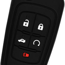 KeyGuardz Keyless Entry Remote Car Flip Key Fob Shell Cover Rubber Protective Case For Chevy Buick OHT01060512