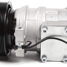 AC Compressor TBVECHI A/C AC Compressor Air Conditioner Compressor W/Clutch Fit for John Deere 10PA17C RE46609 RE69716 AH169875
