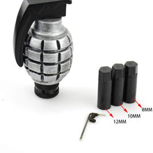 Tasan Racing Universal Grenade Style Gear Shift Knob with 3 Adapters Gear Shifter Level