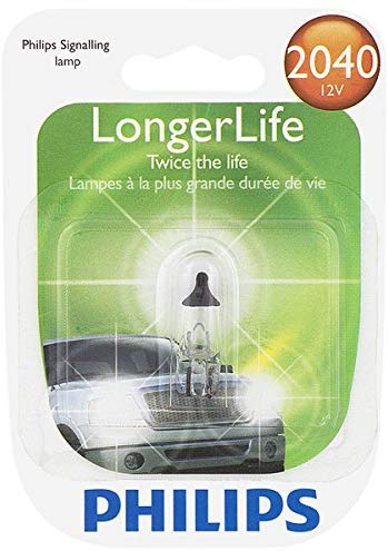 Philips 2040LongerLife Miniature Bulb, 1 Pack