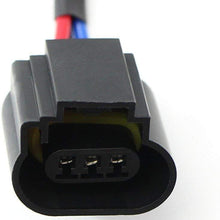 iJDMTOY (2) H13 9008 LED Headlight Canbus Error Free Anti Flicker Resistor Canceller Decoders (Plug-In-Play)