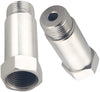 DEWHEL Defouler 2PCS Straight O2 Oxygen Sensor Fitting Bung M18 x 1.5 fits Header and Exhaust Pipes.