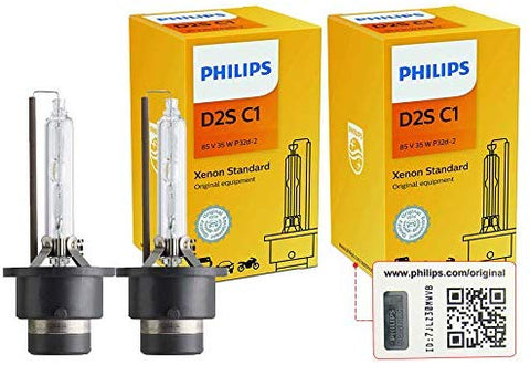 Philips D2S Xenon HID Headlight Bulb, Pack of 2