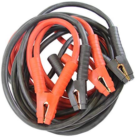 FJC (45265) 25' 2/0-Gauge Booster Cable with 800 Amp Rating Clamp