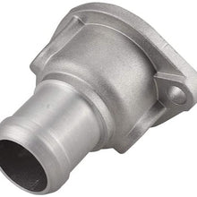 Aluminium Engine Cooling Radiator Coolant Hose Flange Fit for Audi A6 Seat Cordoba Skoda Felicia VW Jetta Santana Scirocco Passat Polo Golf Lupo Vento Corrado Transporter Caddy Addy 026121145E