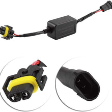 HUYNH TRUNG LIEM- C18 H8 H9 H11 2 Pcs Led Headlight Decoder Anti-Flicker Resistor Abs Dc12-24V Error Canceler Decoder Kit For Carled Headlight