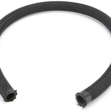 Fuel Hose Line, 1Meter/3.3ft AN16 Nylon Steel Oil Fuel Gas Line Braided Radiator Hose