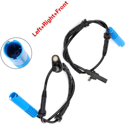 TUPARTS 2 x Left Right Front ALS1830 ABS wheel speed sensor Fit for 2007 2009-2011 323i 2009-2012 328i xDrive