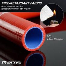 2 3/4" 70mm Straight Silicone Hose Intercooler Hump Coupler Tube Pipe Red
