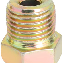 ECCPP Standard SAE Inverted Flare Brake Line Fittings Nuts Assortment 3/16" Kit Set