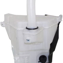 Washer Reservoir Windshield Expansion Tank Dual Pump Type w/Washer Pumps, Filler Neck, Cap, and Fluid Level Sensor compatible with Vehicles w/Rear Wiper