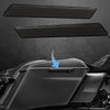 NTHREEAUTO Black Saddle Bag Reflector Inserts Latch Covers Compatible with 2014-2020 Harley Touring model,FLT, FLHT Road King,Road Glide,Street Glide
