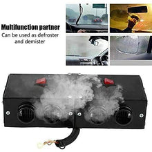 MACHSWON Portable Car Heater for Windshield, High Power Car Heater Kit, 12V 500W Air Heater, Demister Defroster Fast Heating Fan