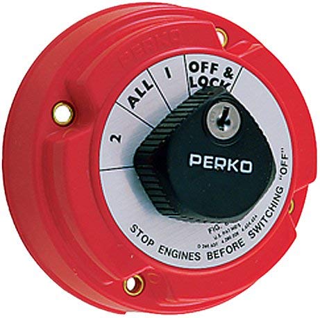 Perko 8502DP Locking Battery Selector Switch