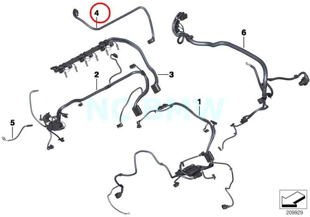 BMW Genuine Valvetronic Servomtr Engine Wiring Loom