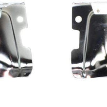 Step Bumper Face Bar Compatible with 2009-2014 Ford F150 Chrome with Rear Object Sensors Hole Styleside
