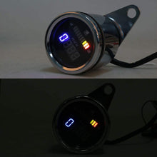 XinQuan Wang Auto Gauge Universal 2 in 1 Motorcycle Digital LED Tachometer Gas Fuel Level Gauge Waterproof 12V Auto Gauge