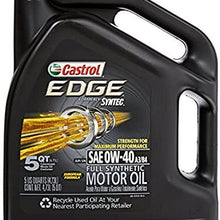 Castrol 03101 EDGE 0W-40 Synthetic Motor Oil - 5 Quart (4)