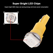 cciyu 10 PCS T5 Yellow 58 70 73 74 Instrument Dashboard Gauge 1SMD 5050 LED Wedge Lamp Bulb Light