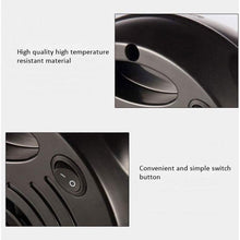 Zyyqt Mini Desktop Heater, Small Home Office Heater, Solar Dormitories Portable Air Conditioner (Color : Black)