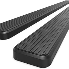 APS Premium 6in Black iBoard Running Boards Custom Fit 14-20 Rogue