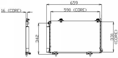 Denso 477-0570 Condenser