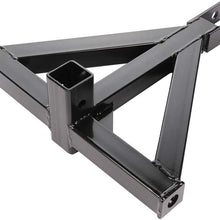 TUPARTS 3 Point 2inch Receiver Trailer Hitch Tractor Category 1 Tow Hitch Drawbar Pull