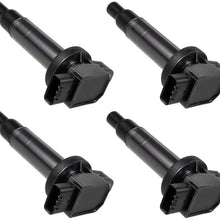 4 PCS Ignition Coil For L4 1.5L 12-18 PRIUS C / 10-17 YARIS / 00-05 ECHO / 01-09 PRIUS / 06-17 YARIS - 04-06 XA XB