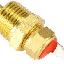 Fan Thermostat Temperature Switch with 3/8" Pipe Thread, 185 to 175 Degree Electric Engine Cooling Fan Thermostat Temperature Sensor Switch, Fits 10" 12" 14" 16" Fan (With Pipe Thread)