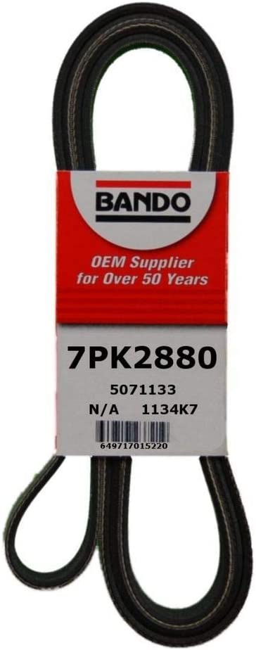 ban.do 7PK1700 OEM Quality Serpentine Belt (7PK2880)