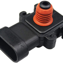 Kunttai 213-796 Manifold Absolute Pressure Sensor 09359409 MAP Sensor 1 Bar Fit for GM Buick Cadillac Chevrolet Silverado 1995-2011