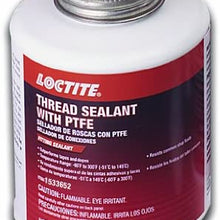 Loctite 1533652 Thread Sealant Brush Top Cap with PTFE, 16-oz.