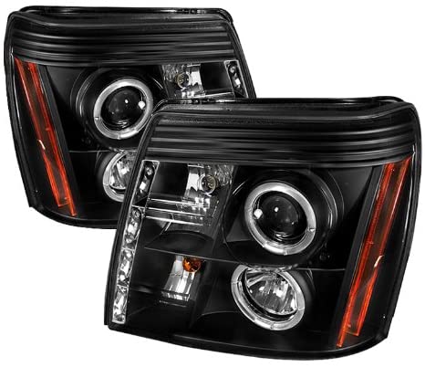 Spyder Auto 5042286 LED Halo Projector Headlights Black/Clear