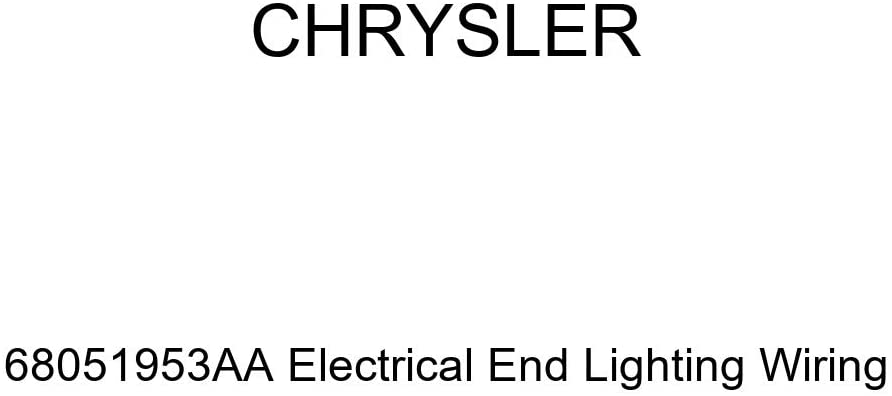 Genuine Chrysler 68051953AA Electrical End Lighting Wiring