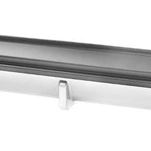 IKON MOTORSPORTS Rear Diffuser Compatible With 2020-2021 Toyota Corolla L LE/XLE | Matte Black Diffuser & Silver Lower Trim Panel & Tips Lower Valance Bumper Lip Spolier