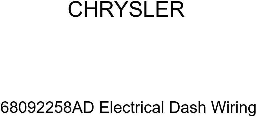 Genuine Chrysler 68092258AD Electrical Dash Wiring