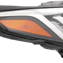 Replacement Passenger Side Headlight Fits Hyundai Sonata: Limited/Limited 2.0T / Sport/Sport 2.0T / Sport Tech With Factory Halogen Headlights