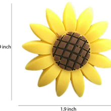 Zadin 2xPACK Sunflower Car Accesories Cute Car Air Freshener Sunflower Air Vent Clips Sunflowers Gift Decorations Girasoles Car Clip Interior Air Vent Decorations (Sunflower)