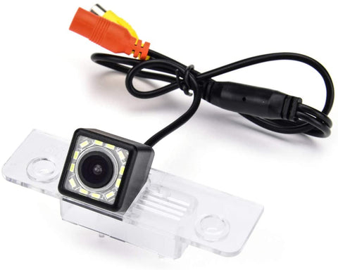 aSATAH 8 LED Car Rear View Camera for Ford Mondeo MK2 MK3 / Ford Fusion/Ford Fiesta ST/Classic/Ikon/Flex/Taurus &Waterproof and Shockproof Reversing Backup Camera (8 LED)