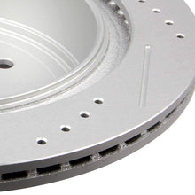 Premium Rear 2pcs Drilled & Slotted brake Rotor ANPART fit for Infiniti FX35/FX37/FX45/JX35/M35h/M37/M56/Q50/Q60/Q70/Q70L/QX60/QX70, Murano/Pathfinder/Quest