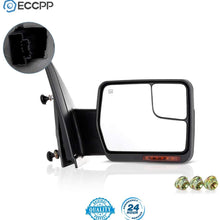 ECCPP Passenger Side View Mirror Replacement fit for 2004-2014 for Ford F-150 Power Heated Chrome Puddle Signal Light