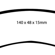 EBC Brakes DP61130 6000 Series Greenstuff Truck and SUV Brake Pad