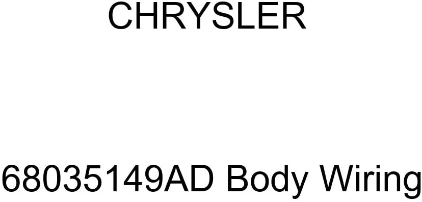 Genuine Chrysler 68035149AD Body Wiring