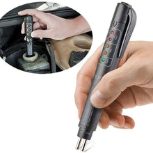 FEENNG Brake Fluid Tester, Automotive Shop Tools Diagnostic Testing Tool Auto Brakes Calibrated with 5 LED Indicator Brake Fluid Oil Detection Mini Pen Liquid Moisture Water Tester Tool for DOT3 DOT4