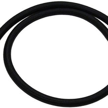 UKLLYY Nylon Fuel Line Black Oil Cooler Hose Tubing AN4 AN6 AN8 AN10 AN12 Racing Hose Pipe Car Accessories Universal (Color : Black, Size : AN6)