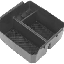 Carrfan Center Console Organizer Tray Armrest Storage Box for Jeep Wrangler JK 2007-2017